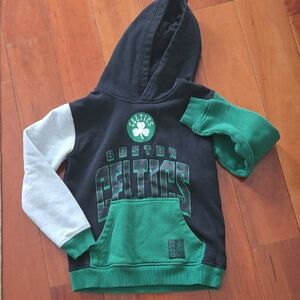 Boston Celtics Kids Hoodie - Black and Green